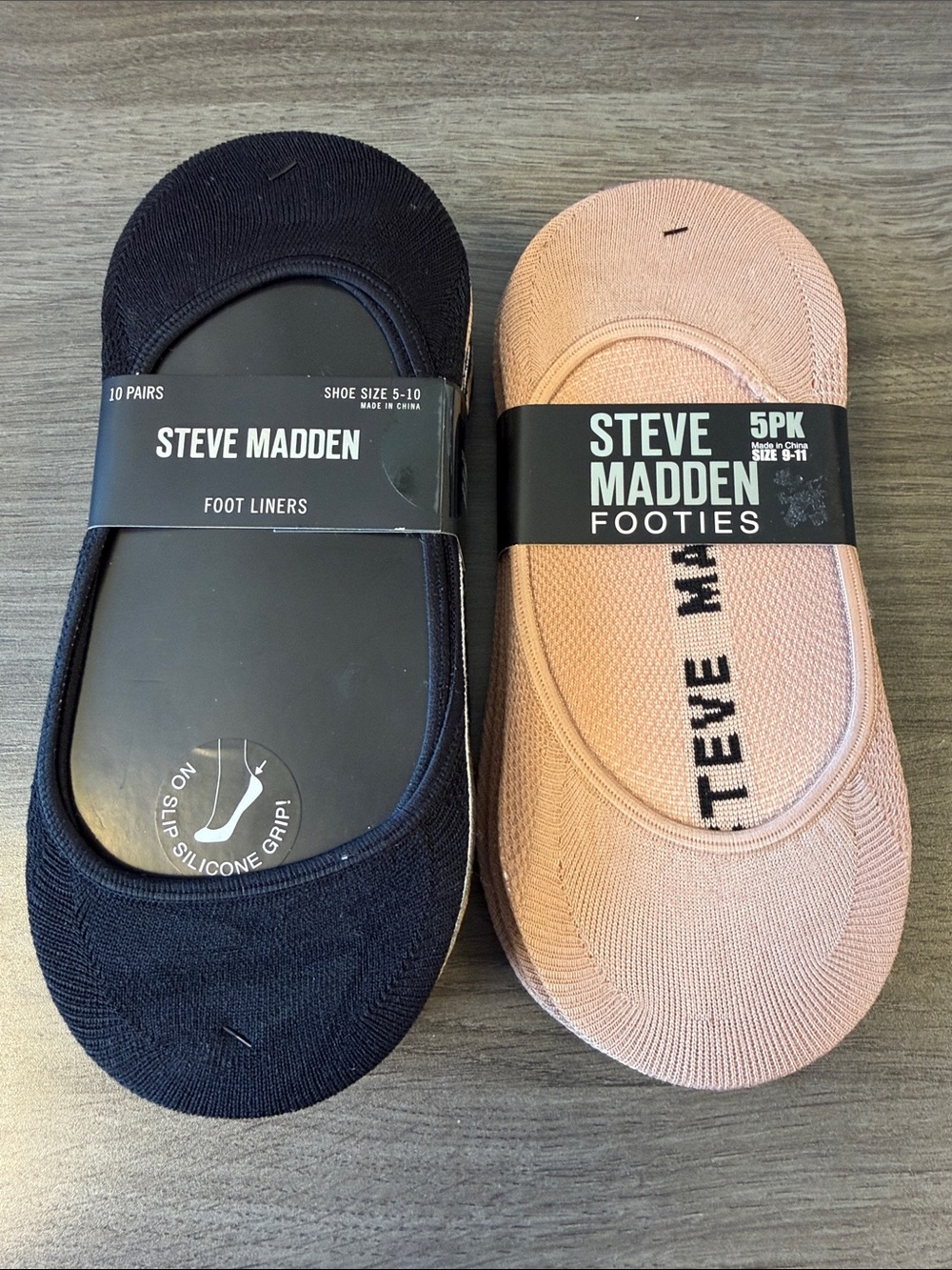 NWT Bundle of 15 Pairs of Steve Madden Foot Liners (Sz 5-10, 9-11)